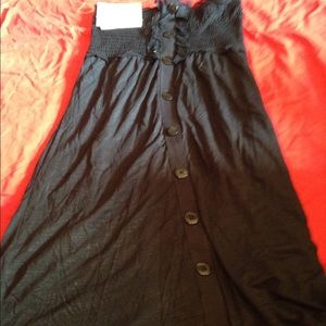 Derek heart bnwt small tube dress with buttons